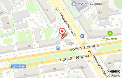 Фирменный магазин Звениговский на проспекте Ленина на карте