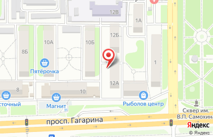 Продуктовый магазин Фортуна на проспекте Гагарина на карте
