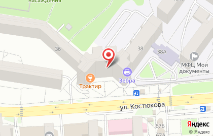 Сервисный центр Ifixit на улице Костюкова на карте