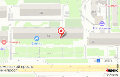 Салон-магазин Арго на Комсомольском проспекте на карте