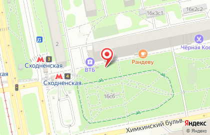 Киоск печатной продукции Медиа-Селект на Химкинском бульваре на карте