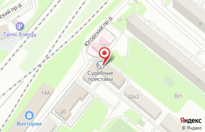 Межрайонный отдел судебных приставов по взысканию административных штрафов в Москве на карте