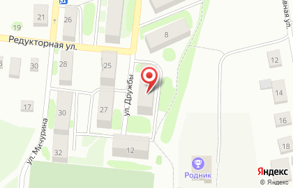 Кафе Баско, супермаркет на улице Дружбы на карте