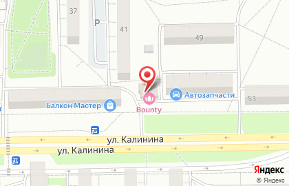 Школа танцев Алины Ахметьяновой на Калинина на карте