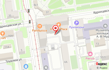 ООО КАПИТАЛ на Ядринцевской улице на карте