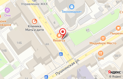 Магазин крафтового пива Brugger на Средне-Московской улице на карте
