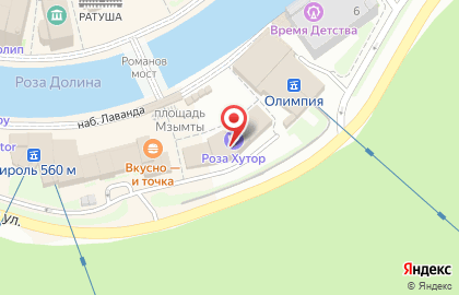 McDonald's на площади Мзымта (Эсто-Садок) на карте