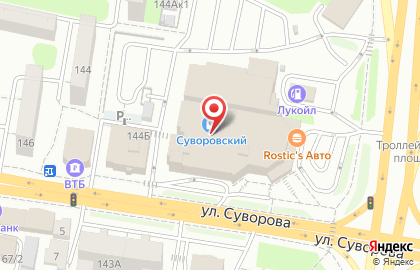 Блокбастер на улице Суворова на карте