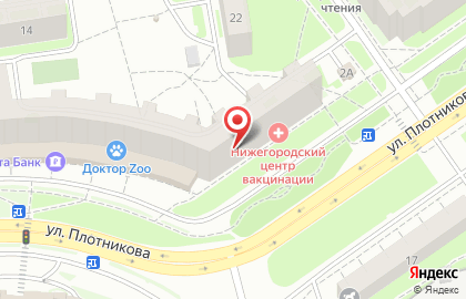Магазин Fix Price на улице Плотникова на карте
