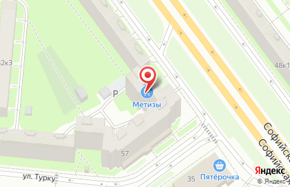 Магазин Метизы в Санкт-Петербурге на карте