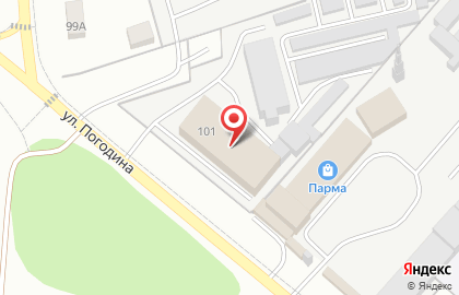 Фотостудия Радуга на улице Погодина на карте