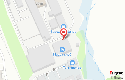 Московский Мазда-Клуб на метро Мякинино на карте