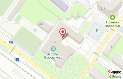 Школа брейк-данса Техникс на улице Воровского на карте