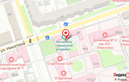 Станция скорой медицинской помощи, ГБУ на улице Максима Горького на карте