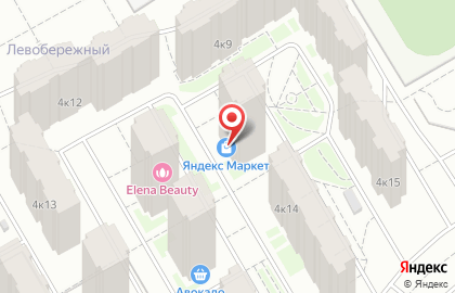 Итальянская химчистка Italclean на метро Беломорская на карте