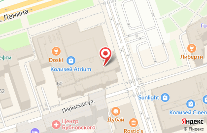 Супермаркет цифровой техники ДНС в Ленинском районе на карте