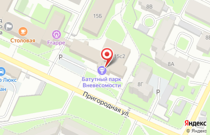 Батутный парк Вневесомости на улице Маршала Конева на карте