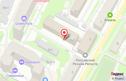 Северный филиал Российский Речной Регистр на карте
