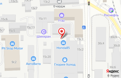 Автотехцентр Honda85 на карте