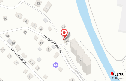 Продуктовый магазин в переулке Фёдорова на карте