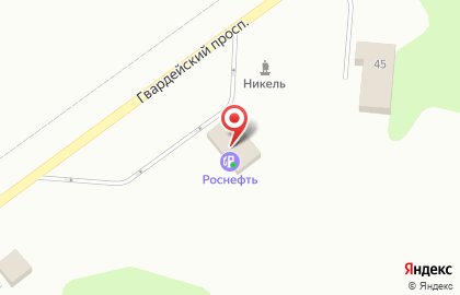 Роснефть в Мурманске на карте