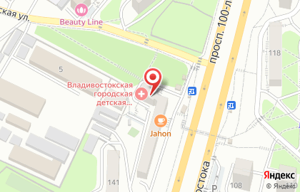 Аптека Городская Объединенная Социальная Аптека на проспекте 100-летия Владивостока на карте