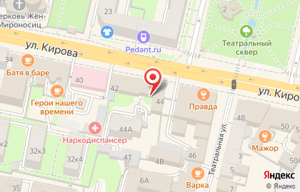 СОЛО на улице Кирова на карте