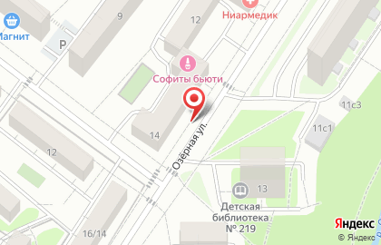 Западного АО при Поликлинике # 177 на Юго-Западной на карте