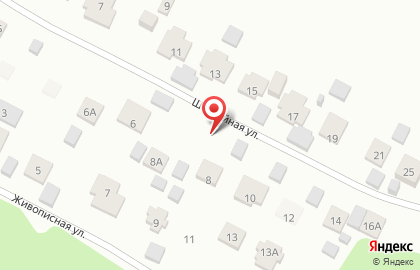 Кирпичный дворик на Шоссейной улице на карте