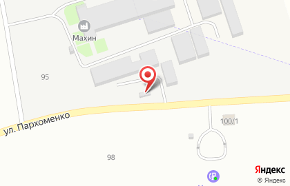 Шиномонтажная мастерская на улице Пархоменко на карте