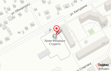 Храм преподобного Федора Студита на карте