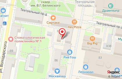 Туристическое агентство Караван-Тур на Московской улице на карте