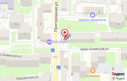 Аптека Родник здоровья на Ново-Киевской улице на карте