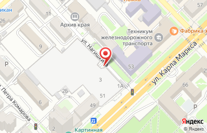 Салон цветов в Хабаровске на карте