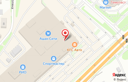 Ресторан быстрого питания KFC на Магистралиной улице на карте