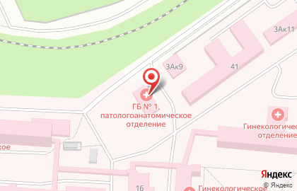 Бюро судебно-медицинской экспертизы на улице Медиков на карте