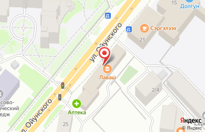Магазин по продаже кондитерских и хлебобулочных изделий по продаже кондитерских и хлебобулочных изделий в Якутске на карте