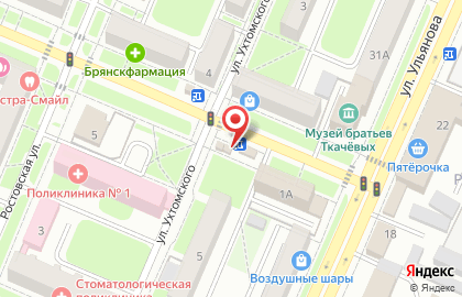 Киоск печатной продукции Союзпечать в переулке Куйбышева на карте