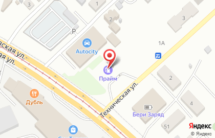 АЗС Прайм на Технической улице на карте