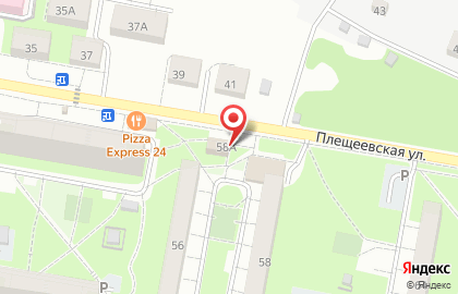 Парикмахерская в Москве на карте
