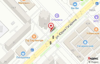 Цветочный салон и подарок МегаРозаОпт на улице Юрия Гагарина на карте
