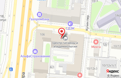 Компания СЭС Москвы на карте