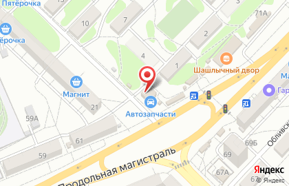 Магазин автотоваров 24 часа в Краснооктябрьском районе на карте
