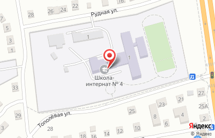 Волгоградская школа-интернат №4 на карте
