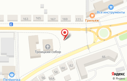 Собор Троицы Живоначальной на улице Маяковского на карте