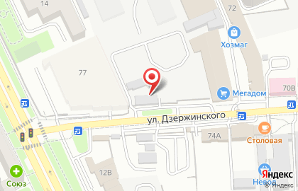 Компания Автогаз на улице Дзержинского на карте