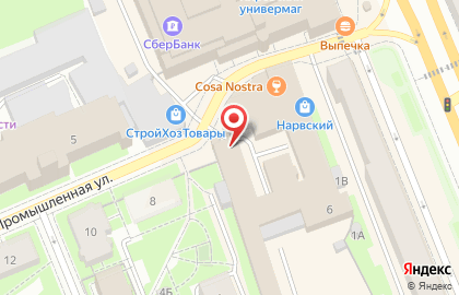 Магазин Садовник на Промышленной улице на карте