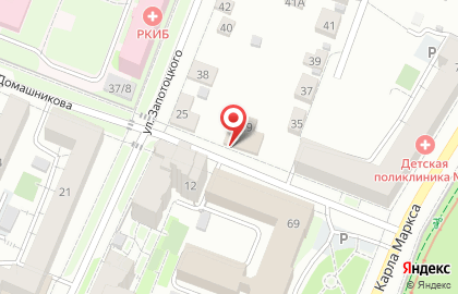 Центр авторемонта в Советском районе на карте