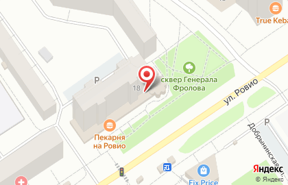 Банкомат СберБанк на улице Ровио, 18 на карте