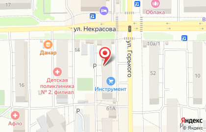 Микрофинансовая компания ЭкспрессДеньги на улице Горького, 61 на карте